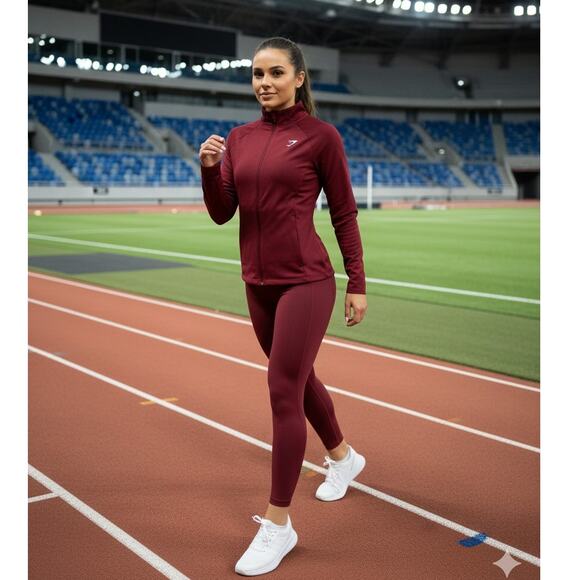 Gymshark Womens M Full Zip Athletic Running Fitness Gym Athleisure Track Jacket - Picture 2 of 9